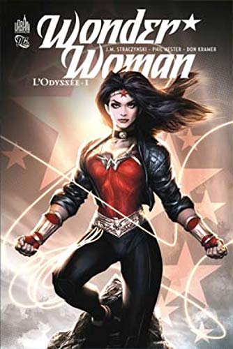 jaquette livre Wonder Woman, L'odyssée Tome 1