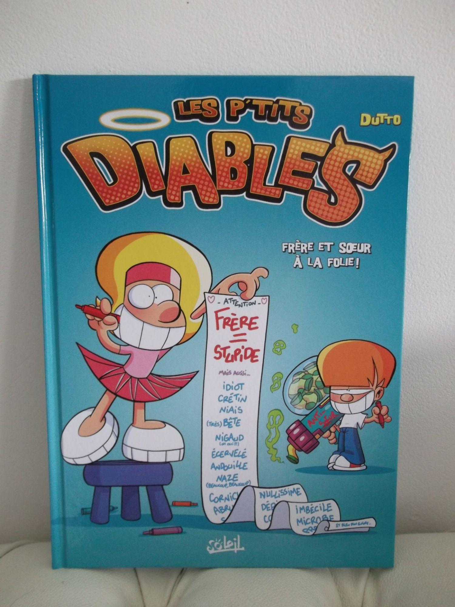 jaquette livre Les P'tits Diables - Frère et Soeur à la folie !