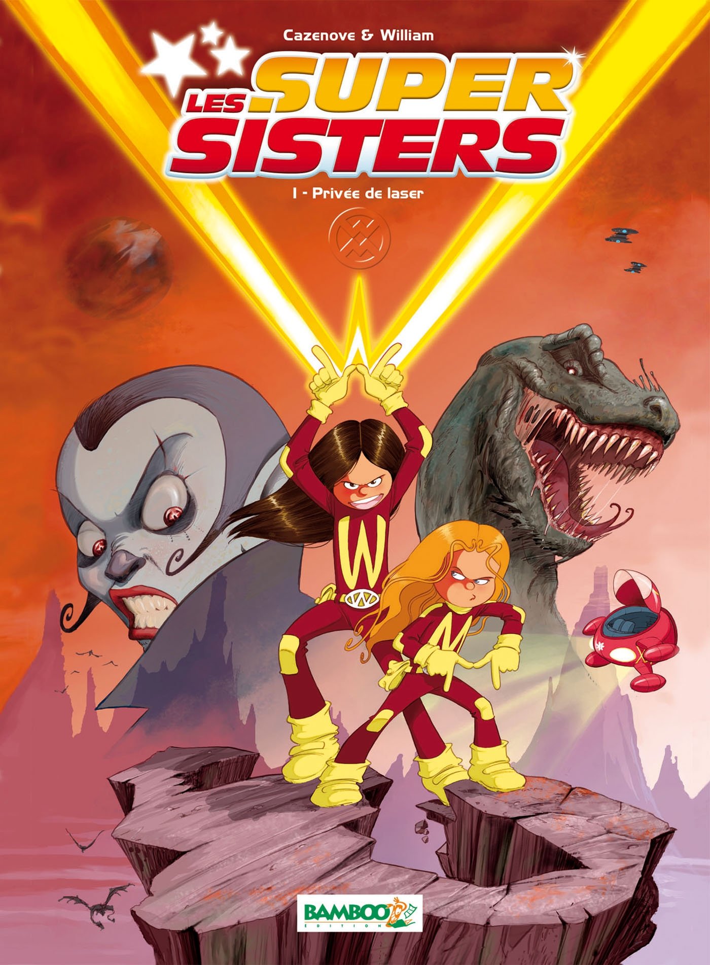 jaquette livre LES SUPER SISTERS T1 TOP HUMOUR