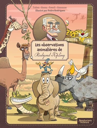 jaquette livre Les Observations Animalières De Rudyard Kipling