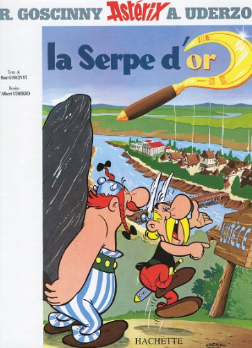 jaquette livre Astérix Tome 2 - La Serpe D'or