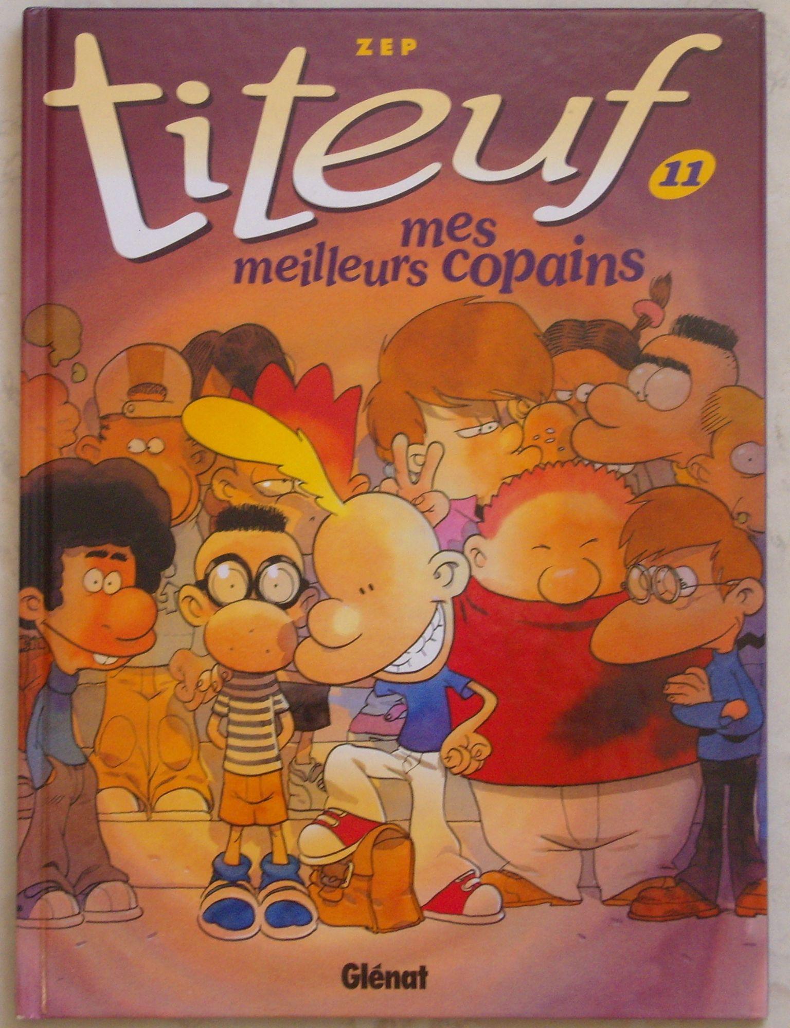jaquette livre Titeuf 11 - Mes meilleurs copains