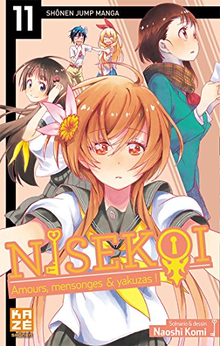 jaquette livre Nisekoi - Amours, mensonges et yakuzas! - Tome 11 : Le bouquet de fleurs