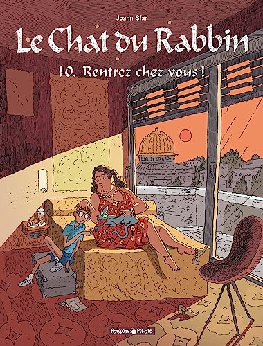 jaquette livre Le Chat Du Rabbin Tome 10 - Rentrez Chez Vous !