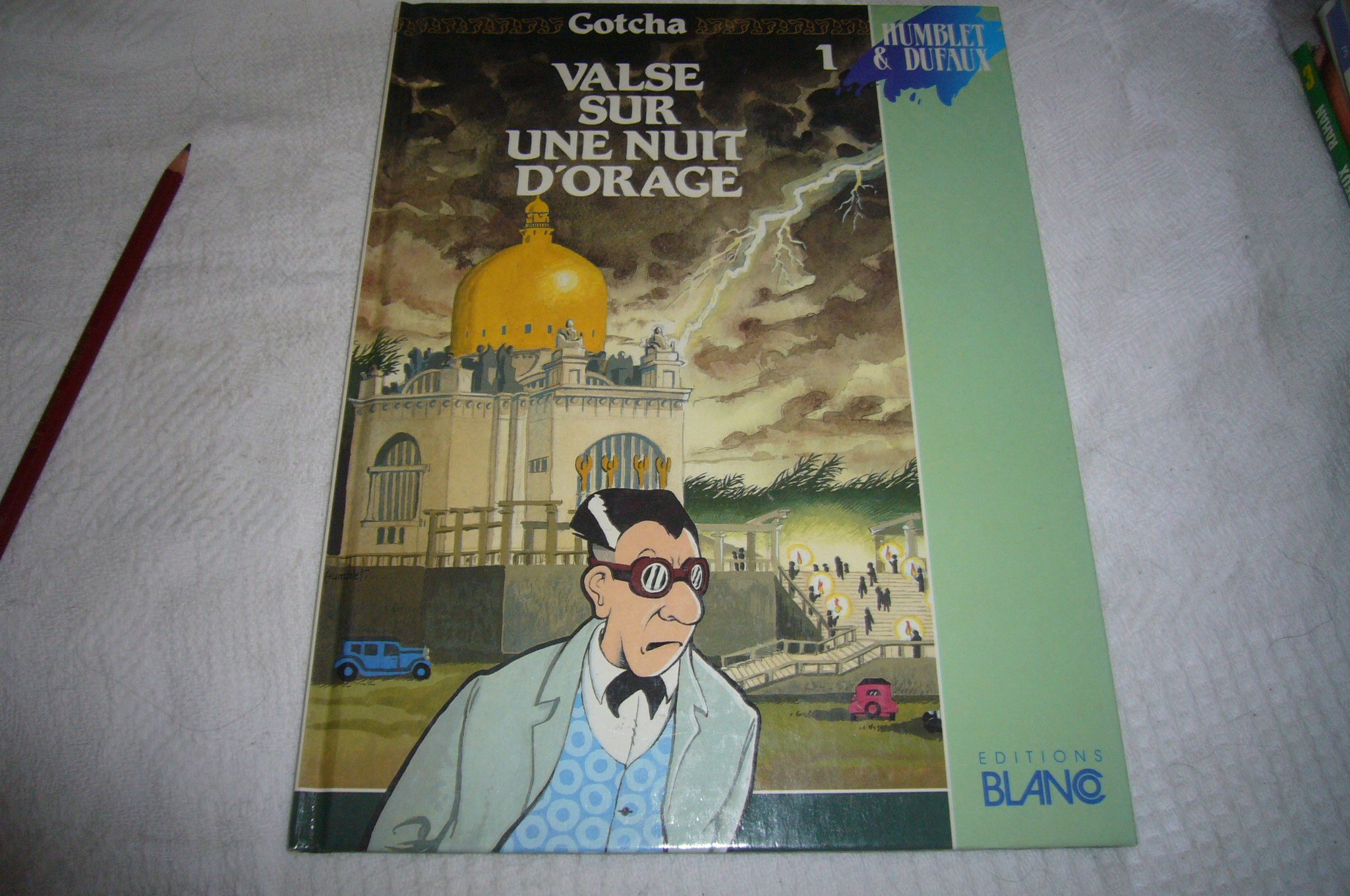 jaquette livre Valse sur une nuit d'Orage -Gotcha -T1