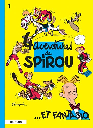 jaquette livre Spirou Et Fantasio Tome 1 - Quatre Aventures De Spirou