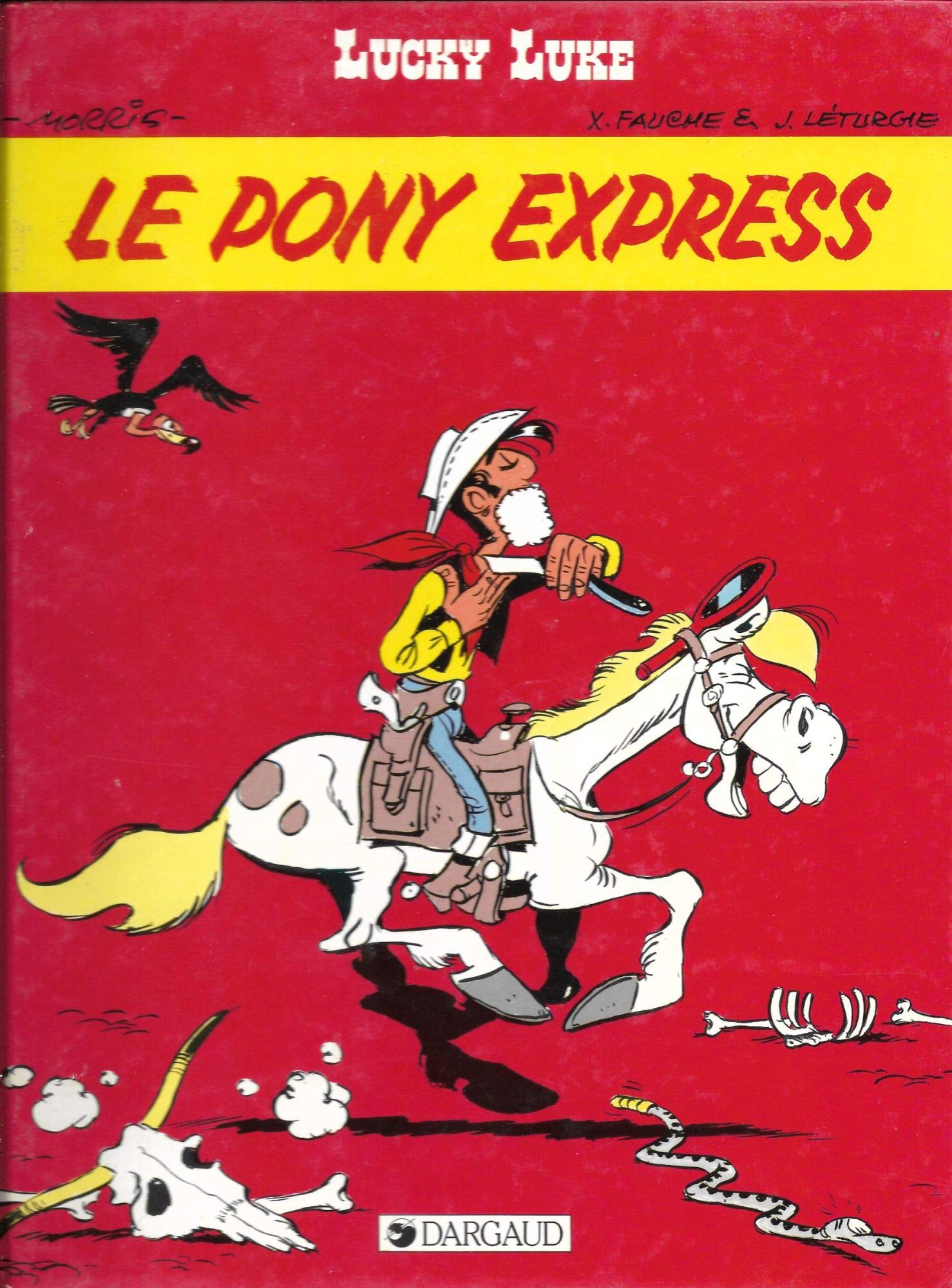 jaquette livre Lucky luke, n° 59 : Le pony express