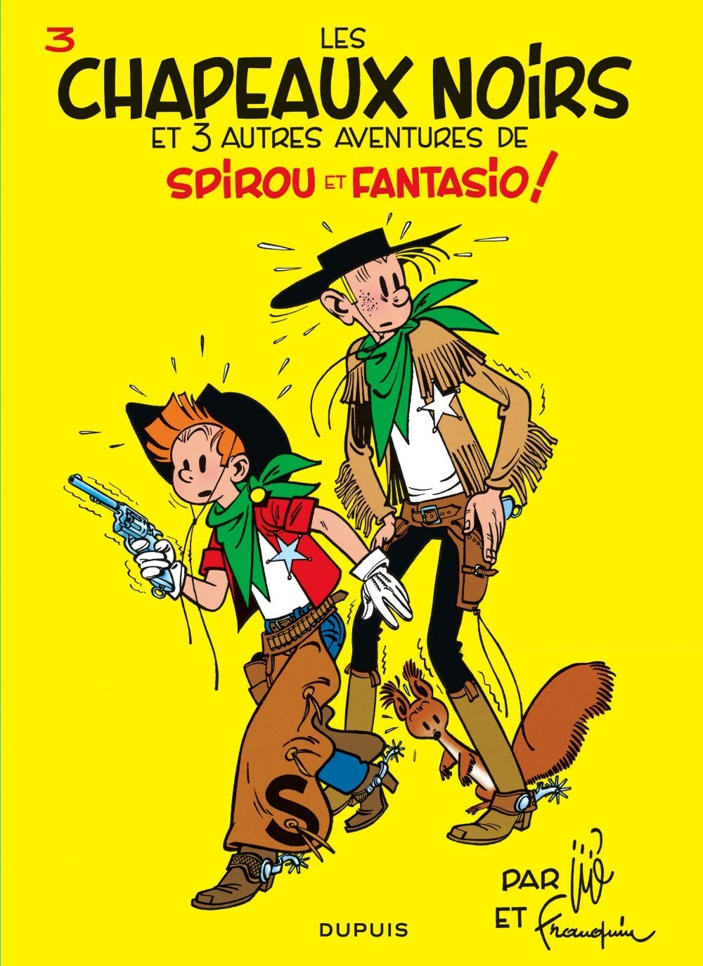 jaquette livre Spirou et Fantasio, tome 3 : Les Chapeaux noirs
