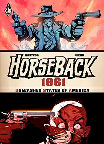 jaquette livre Horseback 1861 - Unleashed States Of America