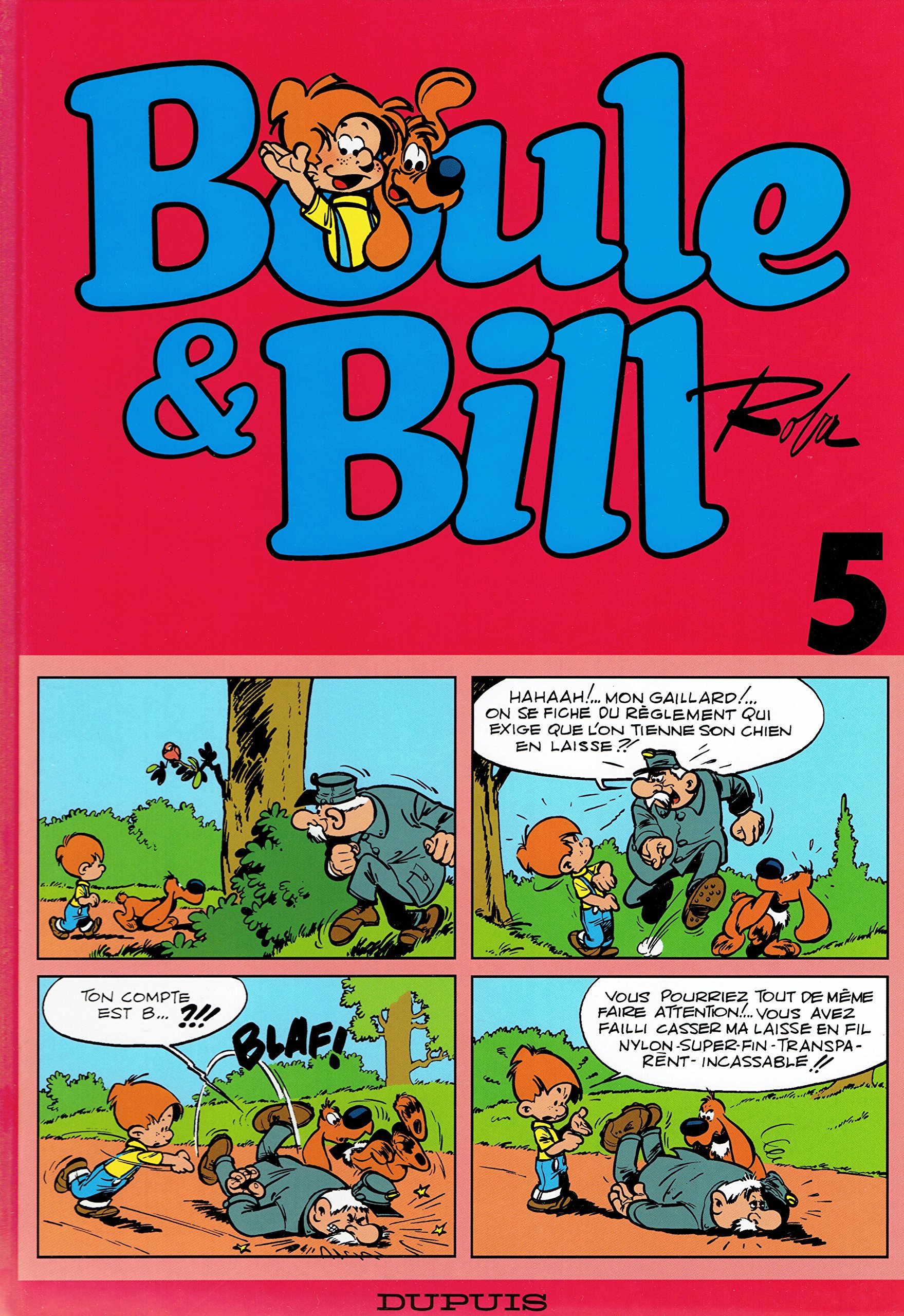 jaquette livre Boule et Bill, tome 5