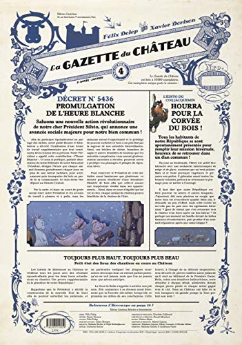 jaquette livre Le Château Des Animaux 4 - La Gazette Du Château