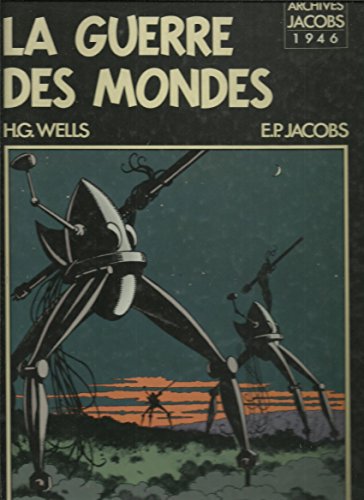 jaquette livre la guerre des mondes archives jacobs 1946
