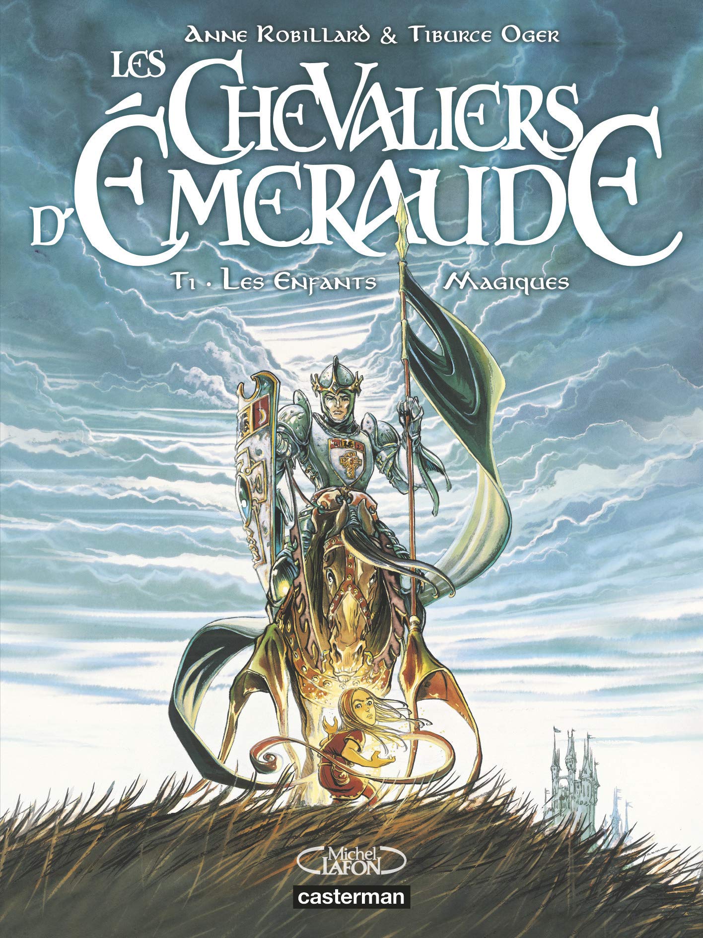 jaquette livre Les Chevaliers d'Emeraude, Tome 1 : Les Enfants Magiques
