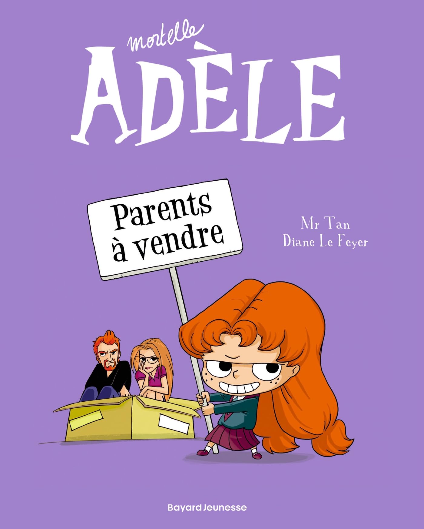 jaquette livre Mortelle Adèle. Parents à vendre (T8)