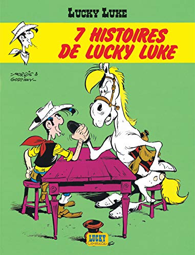 jaquette livre Lucky Luke Tome 15 - 7 Histoires De Lucky Luke