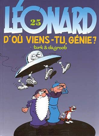jaquette livre Léonard Tome 25 - D'où Viens-Tu, Génie ?