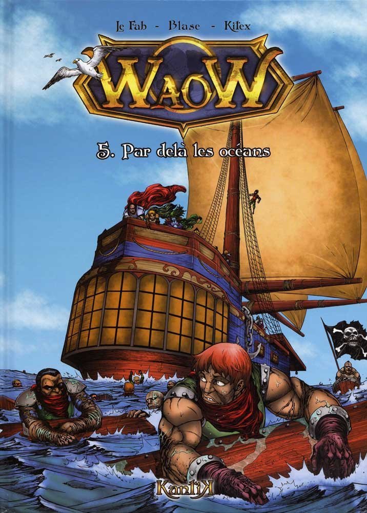jaquette livre Waow, Tome 5 : Par delà les océans