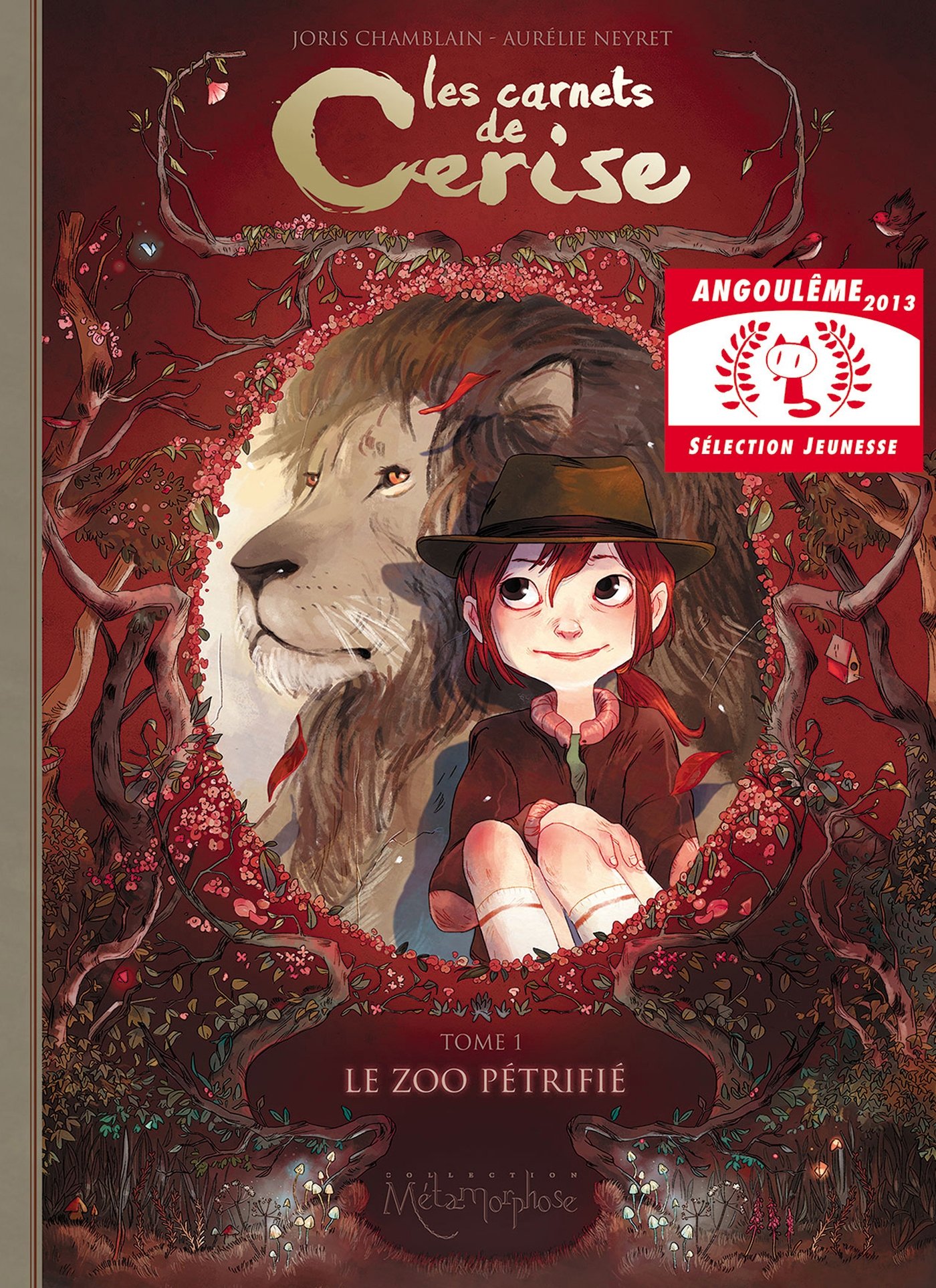jaquette livre Les Carnets de Cerise T01: Le zoo pétrifié
