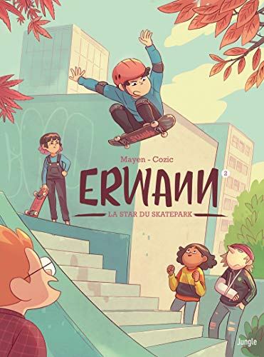jaquette livre Erwann Tome 2 - La Star Du Skatepark