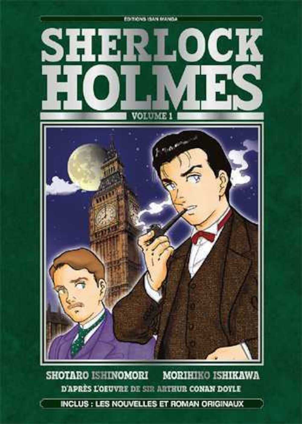 jaquette livre Sherlock Holmes