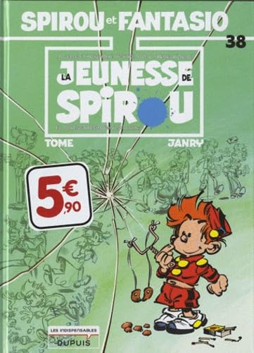 jaquette livre Spirou Et Fantasio Tome 38 - La Jeunesse De Spirou