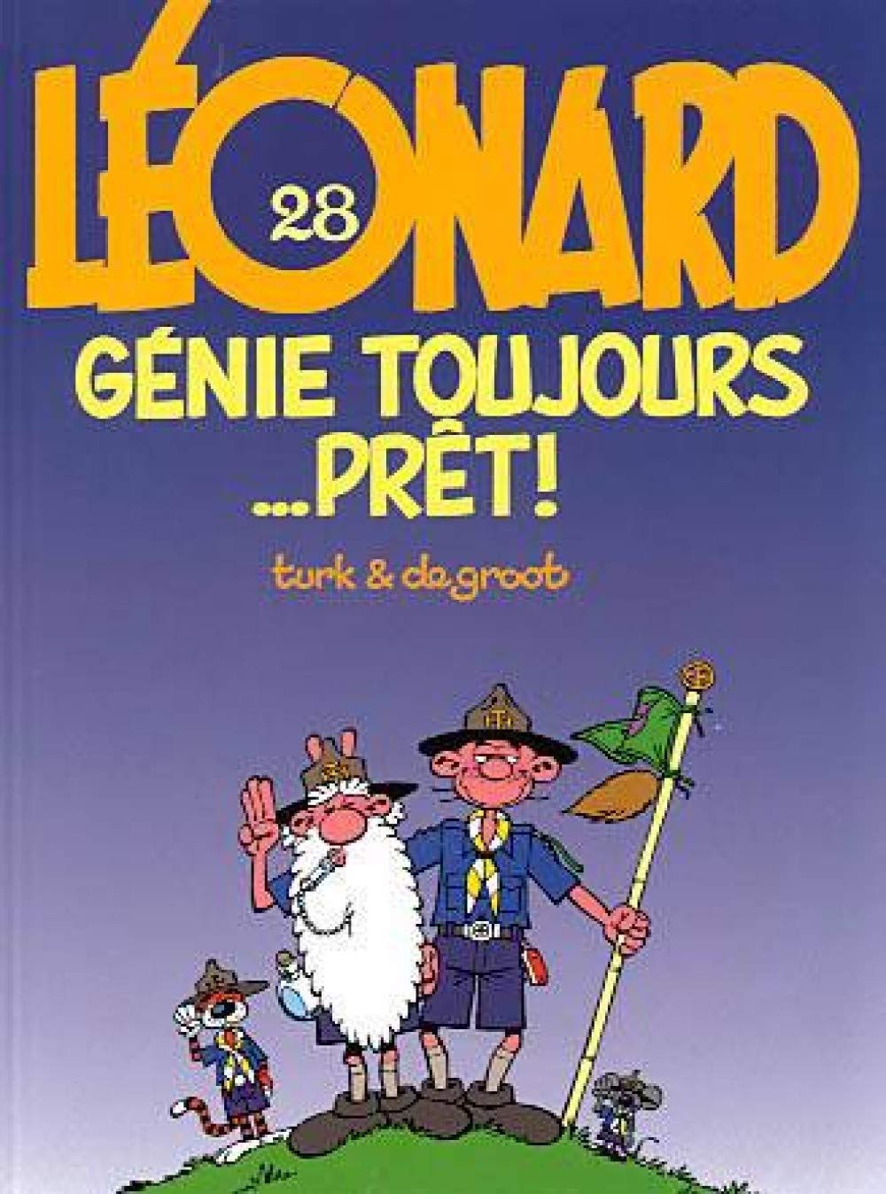 jaquette livre Léonard, tome 28 : Génie toujours... prêt !