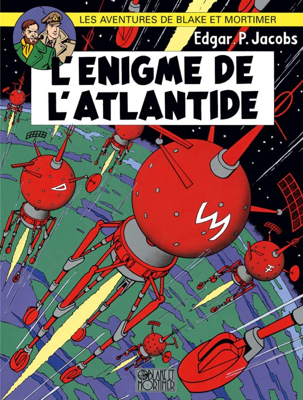 jaquette livre Blake et Mortimer, tome 7 : L'énigme de l'Atlantide