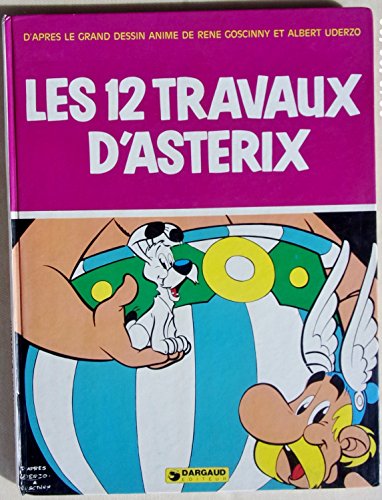 jaquette livre Les 12 Travaux D'astérix