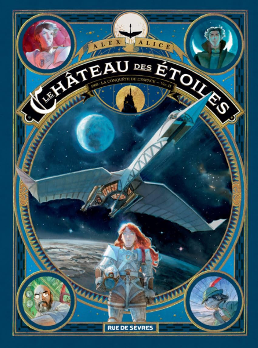 jaquette livre Le château des étoiles, Tome 2 : La conquête de l'espace