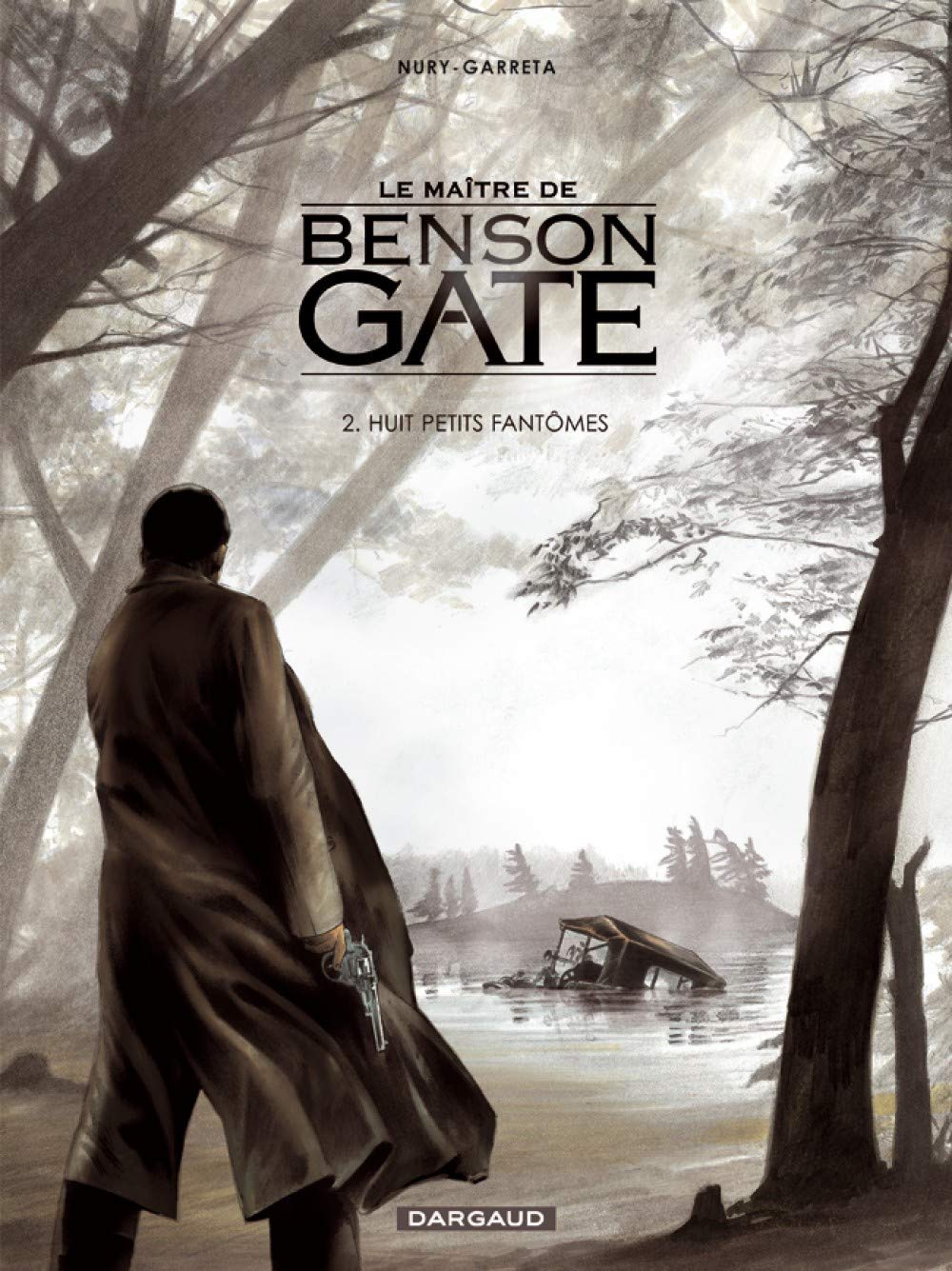 jaquette livre Le mai?tre de Benson Gate, tome 2 : Huit petits fanto?mes