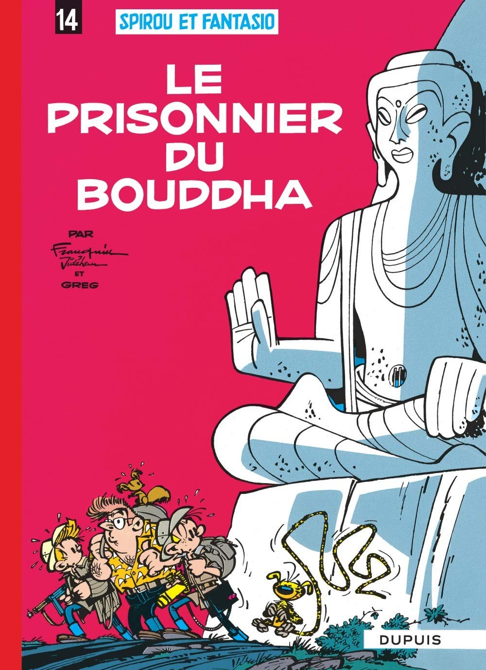 jaquette livre Spirou et Fantasio, tome 14 : Le Prisonnier du Bouddha