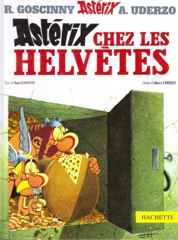 jaquette livre Astérix Tome 16 - Astérix Chez Les Helvètes