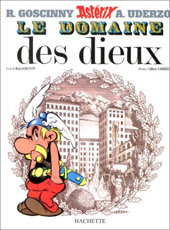 jaquette livre Astérix Tome 17 - Le Domaine Des Dieux