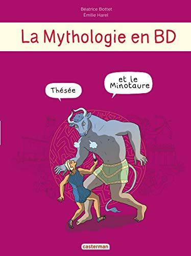 jaquette livre La Mythologie En Bd - Thésée Et Le Minotaure