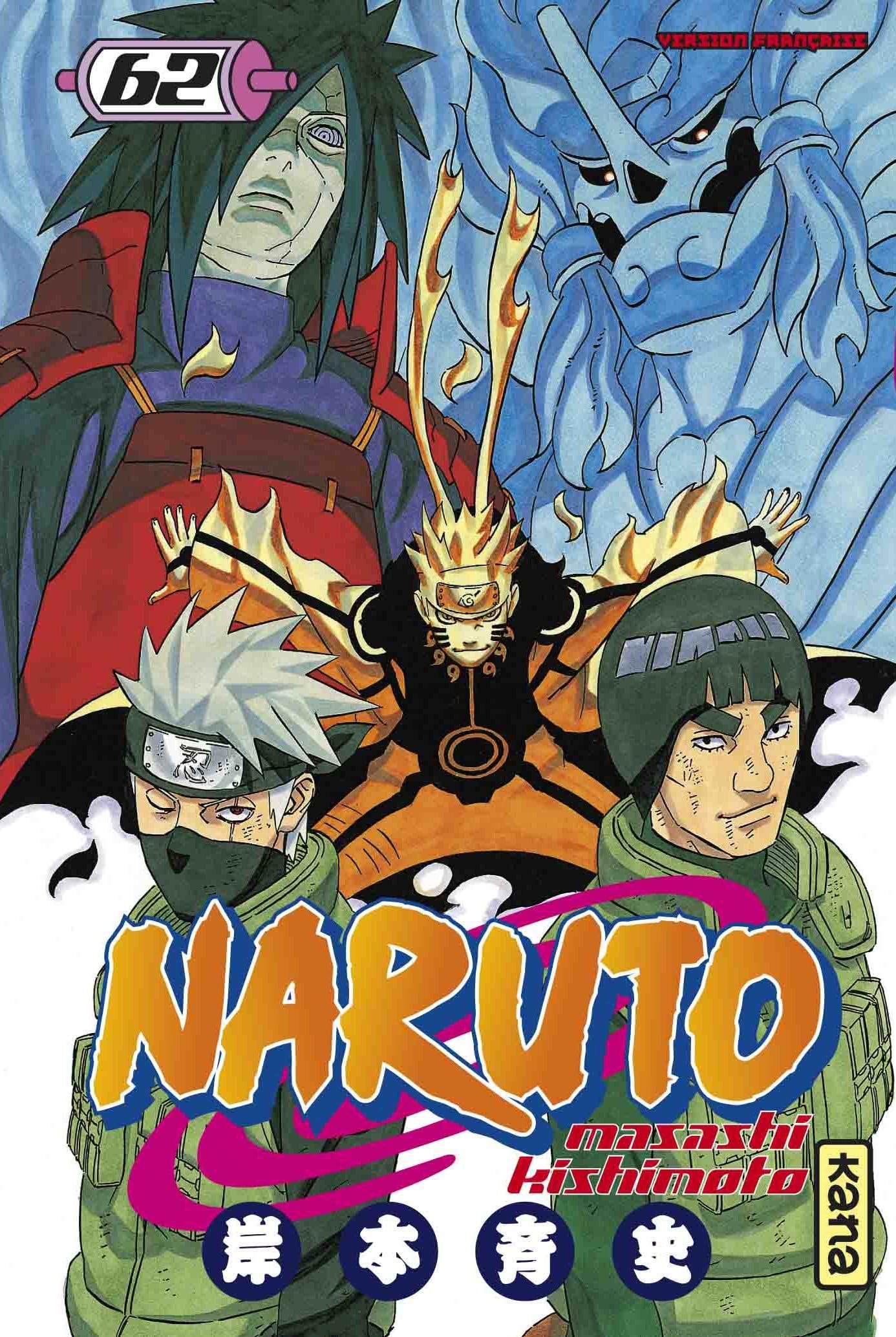 jaquette livre Naruto, tome 62