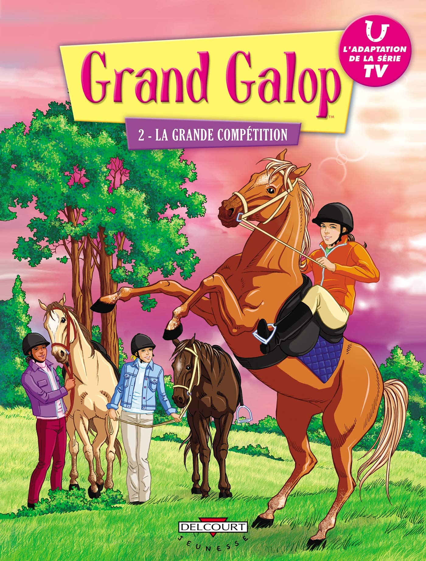jaquette livre Grand Galop, Tome 2 : La grande compétition