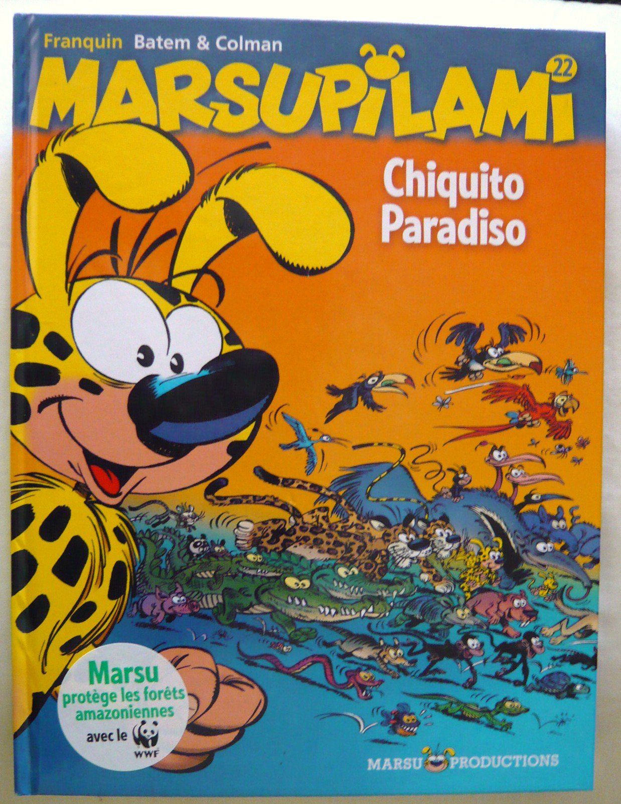 jaquette livre Marsupilami, Tome 22 : Chiquito paradiso