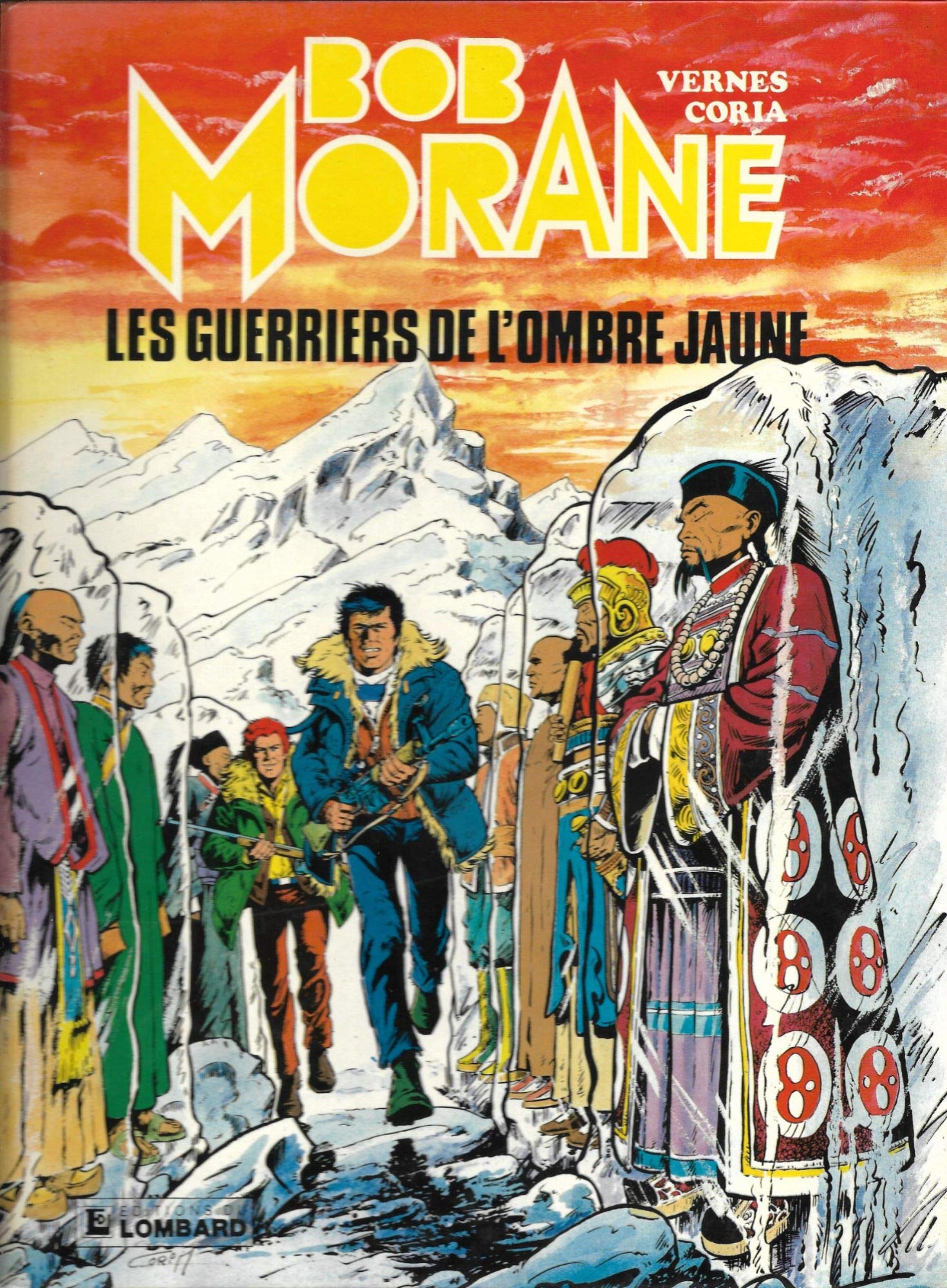 jaquette livre Bob Morane,  tome 11 : Les Guerriers de l'Ombre Jaune