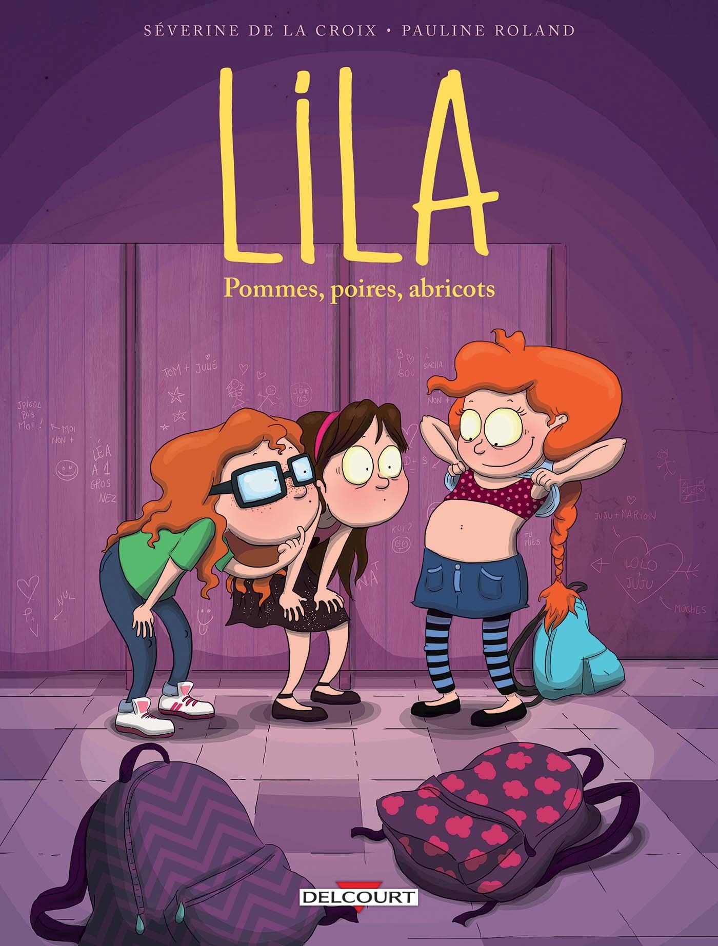 jaquette livre Lila, pommes, poires, abricots