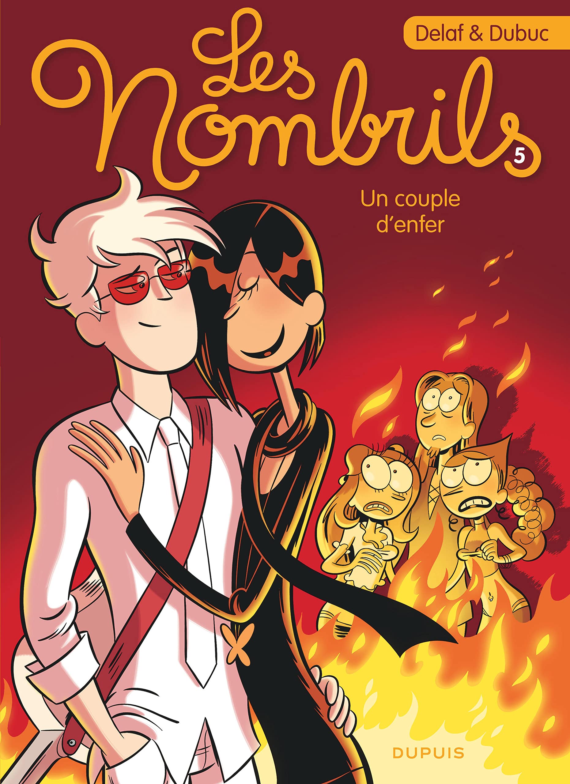 jaquette livre Les Nombrils - tome 5 - Un couple d'enfer