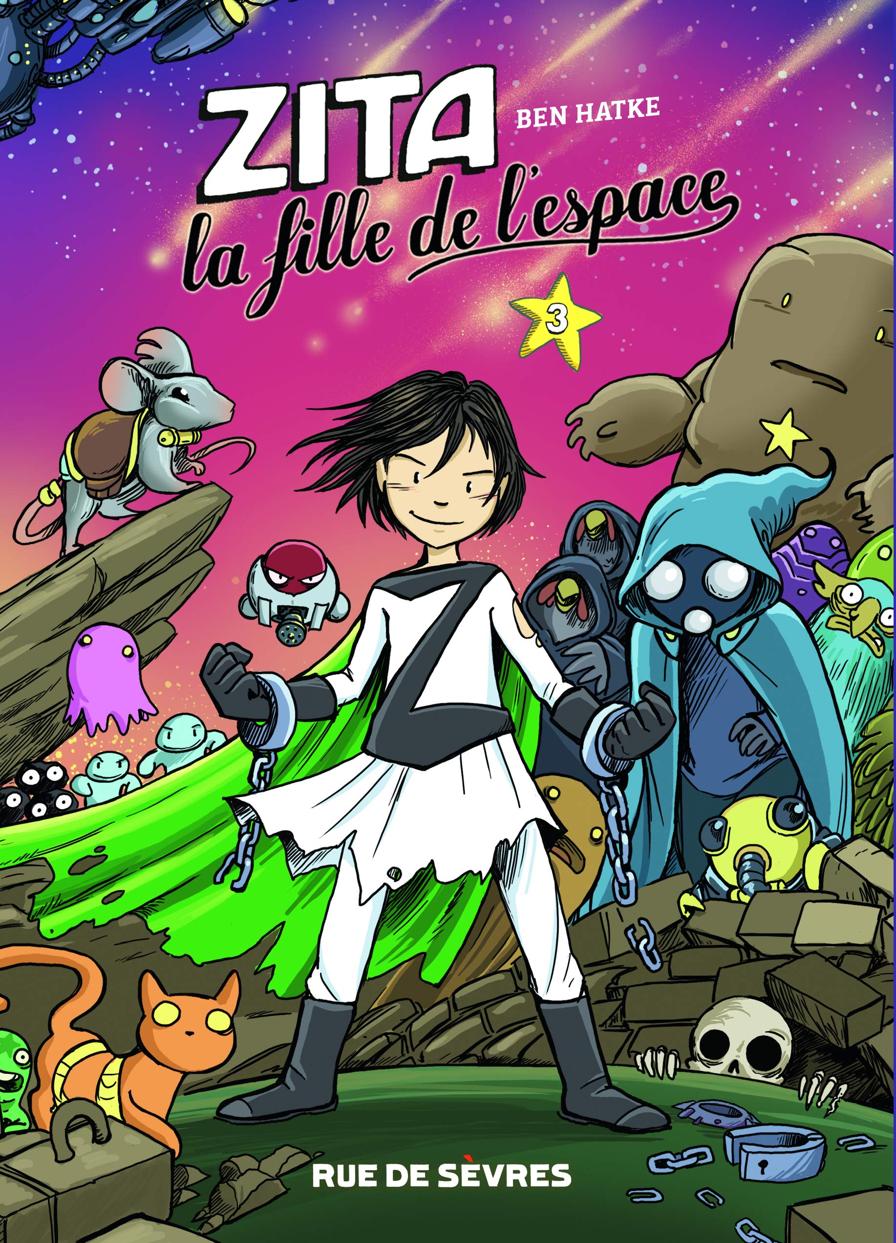 jaquette livre Zita, la fille de l'espace, Tome 3 :