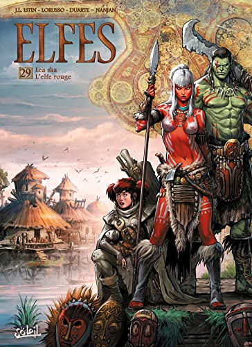 jaquette livre Terres D'arran : Elfes Tome 29 - Lea S'aa L'elfe Rouge