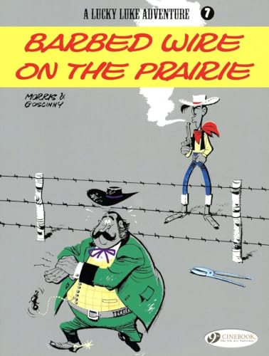 jaquette livre A Lucky Luke Adventure Tome 7 - Barbed Wire On The Prairie