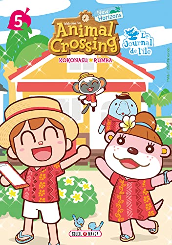 jaquette livre Animal Crossing - New Horizons - Le journal de l'île - Tome 5