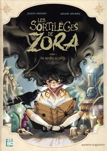 jaquette livre Les Sortilèges De Zora Tome 1 - Une Sorcière Au Collège - 48h De La Bd 2024