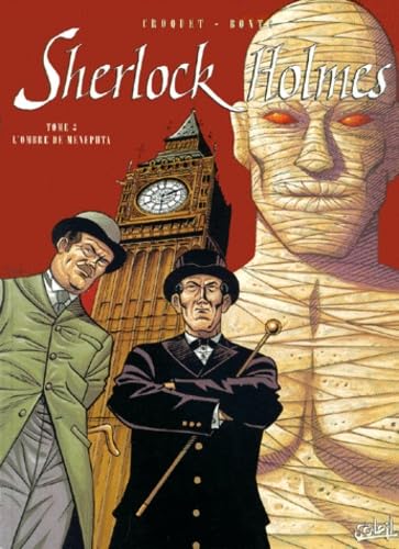 jaquette livre Sherlock Holmes Tome 3 - L'ombre de Menephta