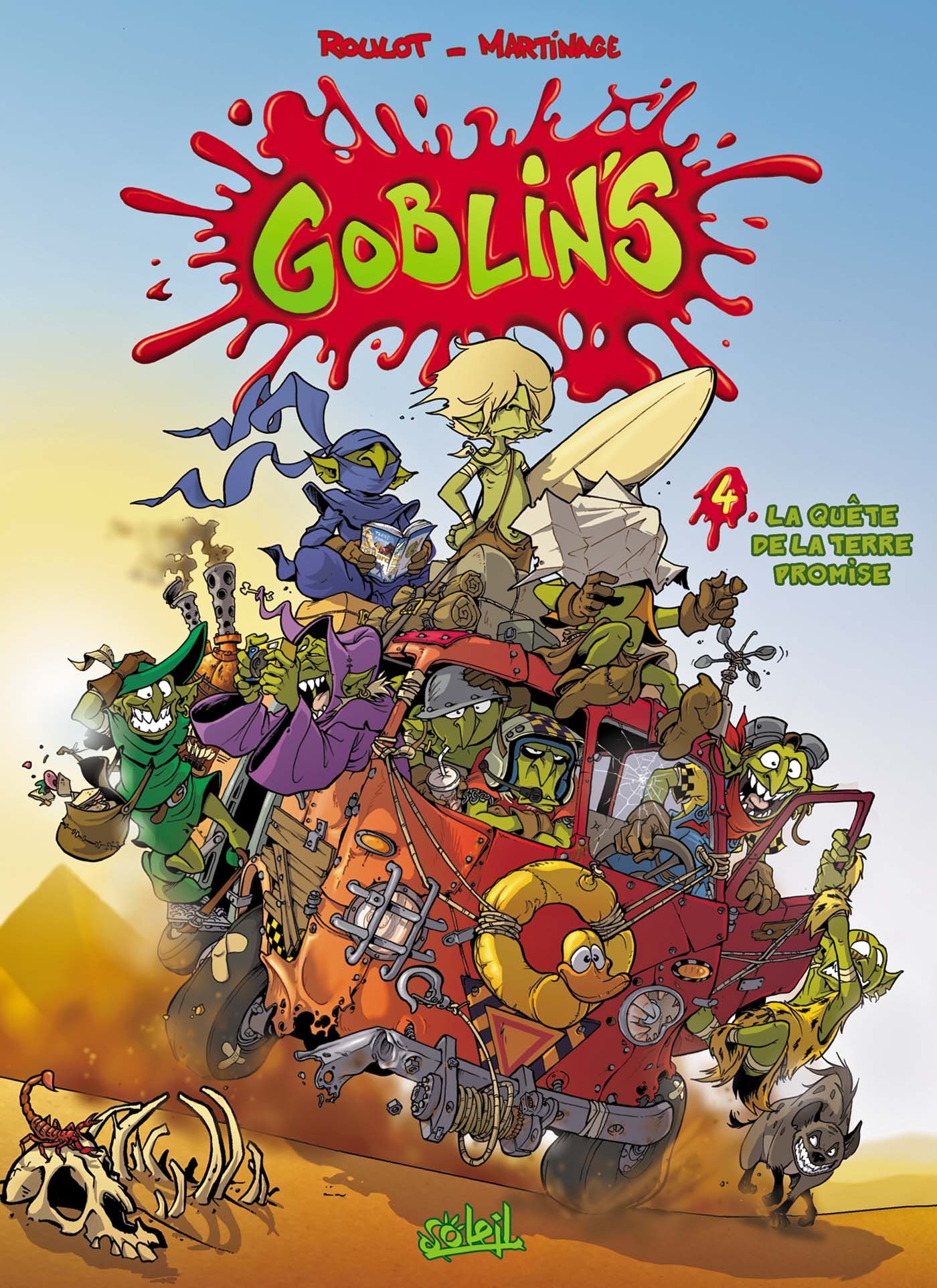 jaquette livre les goblin's T04 + bonus