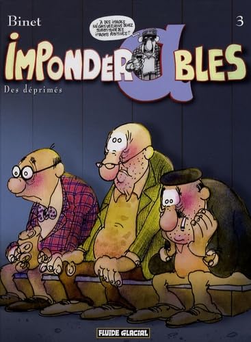jaquette livre Impondérables Tome 3 - Des Déprimés