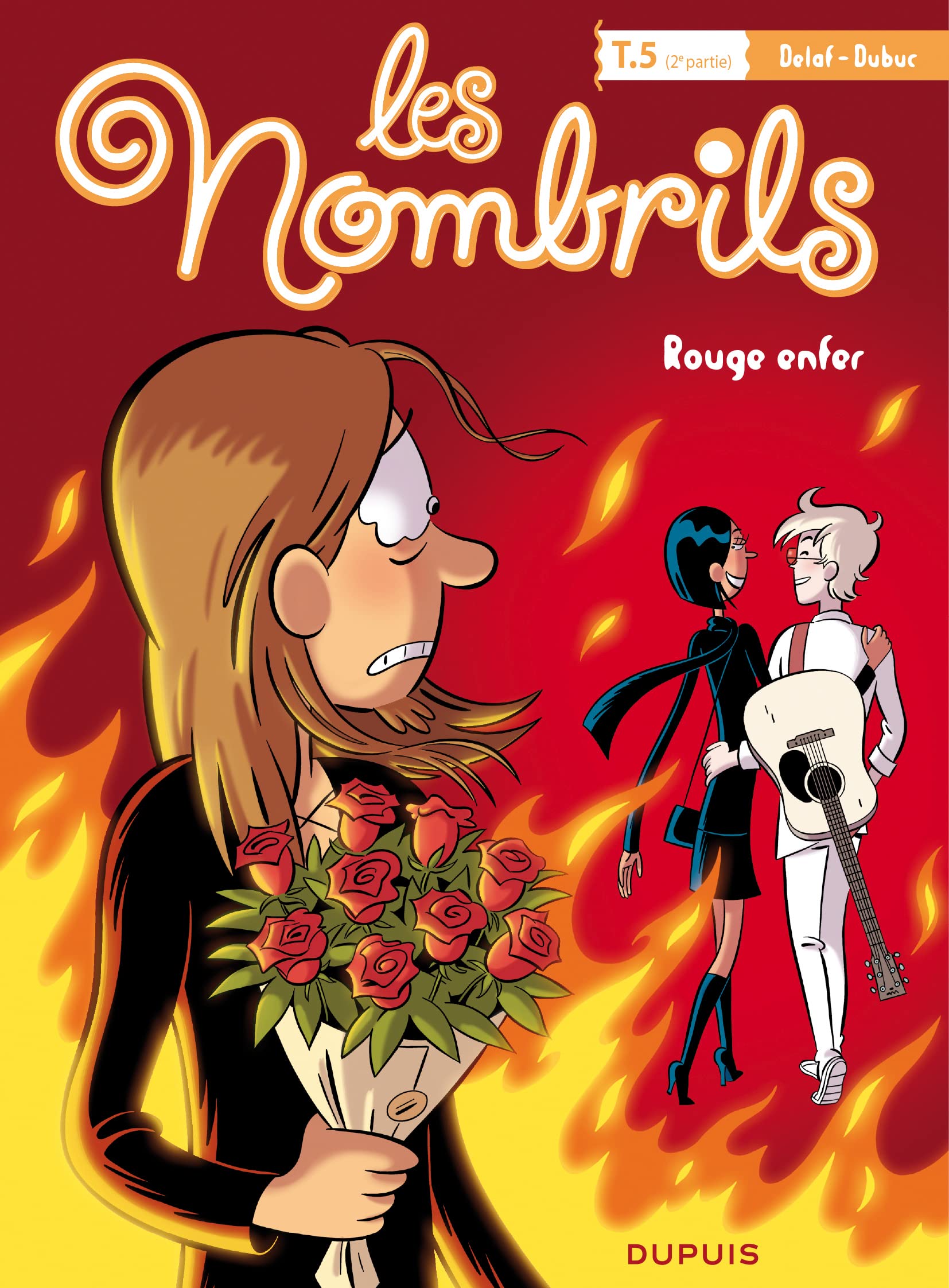 jaquette livre Les nombrils, tome 5  : Rouge enfer