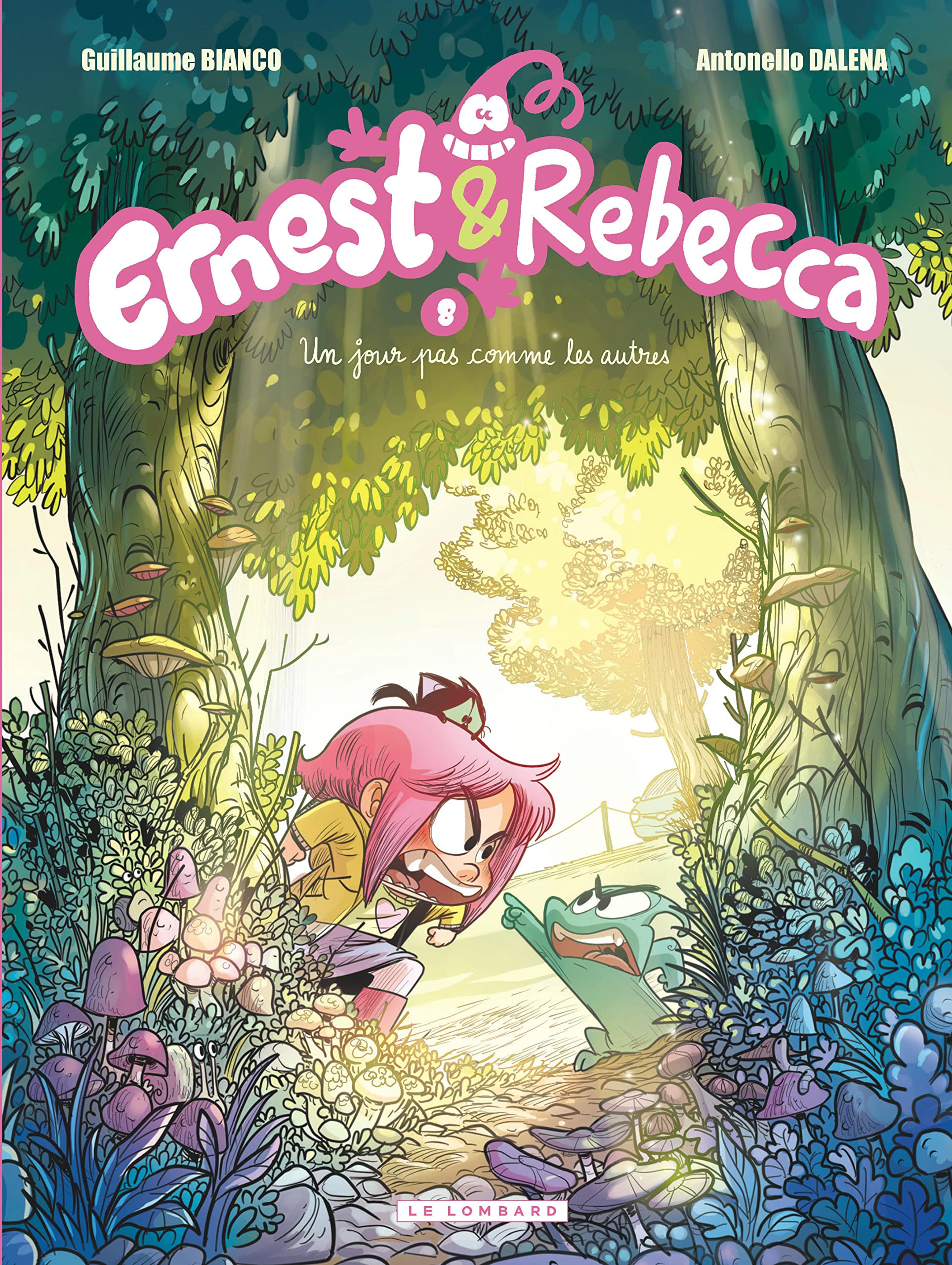 jaquette livre Ernest & Rebecca - tome 8 - Un jour pas comme les autres